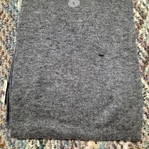 Polo Ralph Lauren Men's Grey and Navy Scarf-wraps - Picture 5 of 5